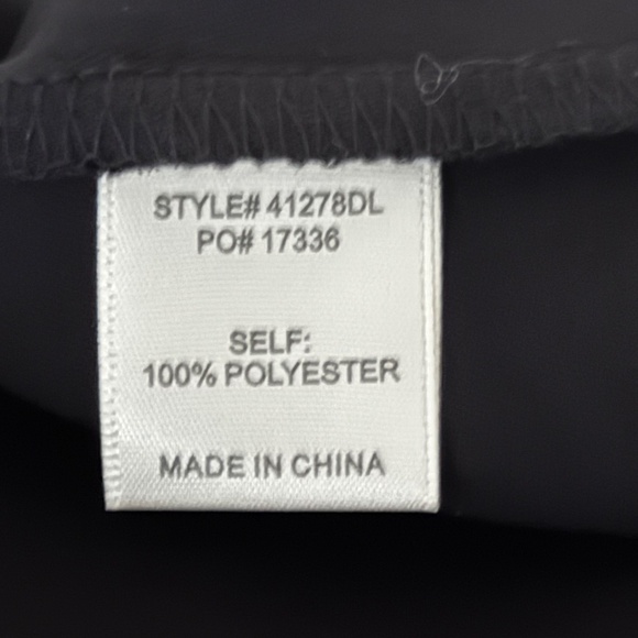 Skies are Blue women’s Satin draped neck With Lace under lay Black Cami XS - Picture 6 of 6